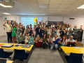 Group photo within a classroom.